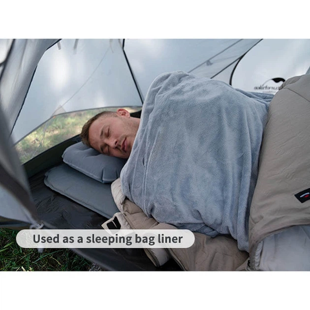 Спальный мешок-подушка Naturehike CNK2300SD022 светло-серый 225 см (6976507667333) - Фото 10 Спальный мешок-подушка Naturehike CNK2300SD022 светло-серый 225 см (6976507667333) - изображение 10