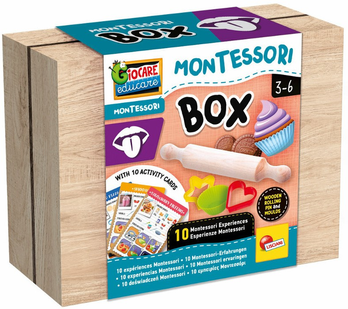 Набір для творчості дитячий Lisciani Montessori Box Смак 105472 (8008324105472) - зображення 1