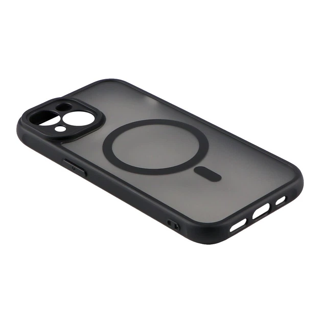 Чохол TPU+PC Anti Drop Full Camera with MagSafe для iPhone 15 Колір Black - изображение 8