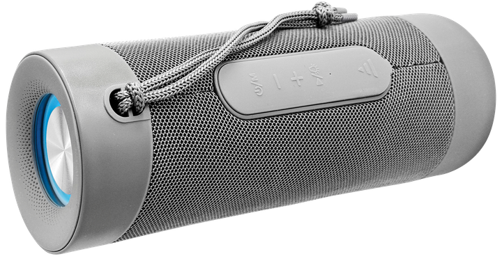 Портативна колонка Denver BTV-208 10W RGB Grey (5706751063381) - зображення 3