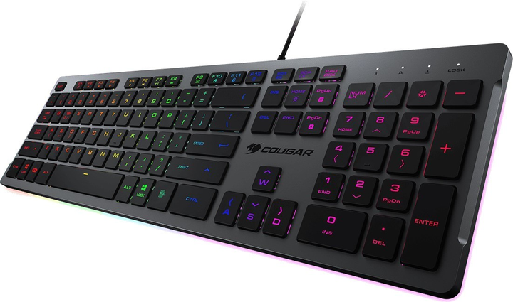 Klawiatura przewodowa Cougar Vantar S RGB USB Black (CGR-WRXMI-VSB) - obraz 2