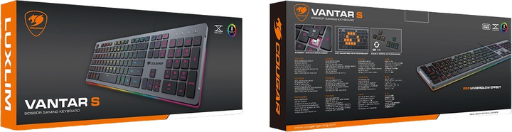 Клавіатура дротова Cougar Vantar S RGB USB Black (CGR-WRXMI-VSB) - зображення 8