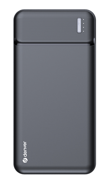 Powerbank Denver PBS-20007 20000 mAh Black (5706751063633) - obraz 1