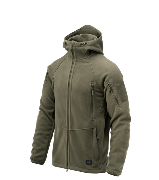 Кофта флісова тактична Helikon-Tex Patriot Jacket Hybrid Fleece Олива (Розмір 3XL) - зображення 1