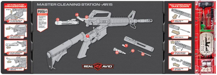 Набор для чистки Real Avid Master Cleaning Station - AR-15 - изображение 1