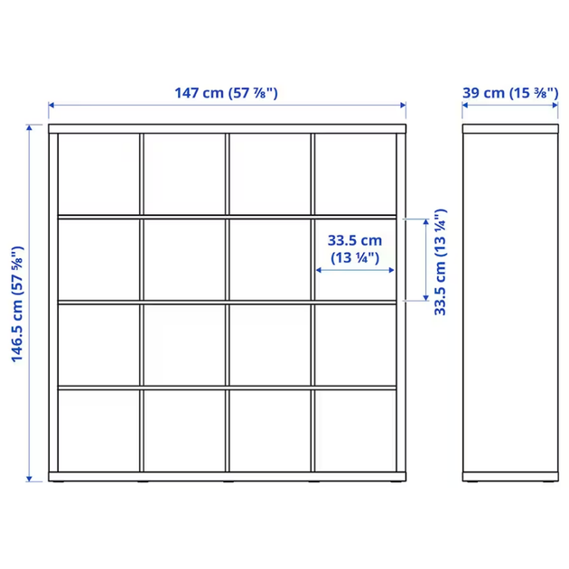 СТЕЛЛАЖ белый MS237 совместим с аксессуарами IKEA KALLAX - изображение 5