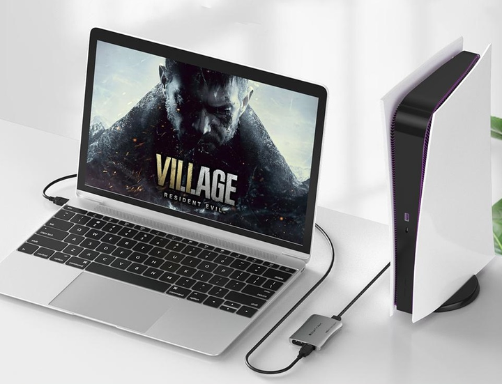 Внешняя карта видеозахвата Gray 4K 60Hz HDMI в USB 3.0 с микрофонным входом и выходом на наушники - изображение 8