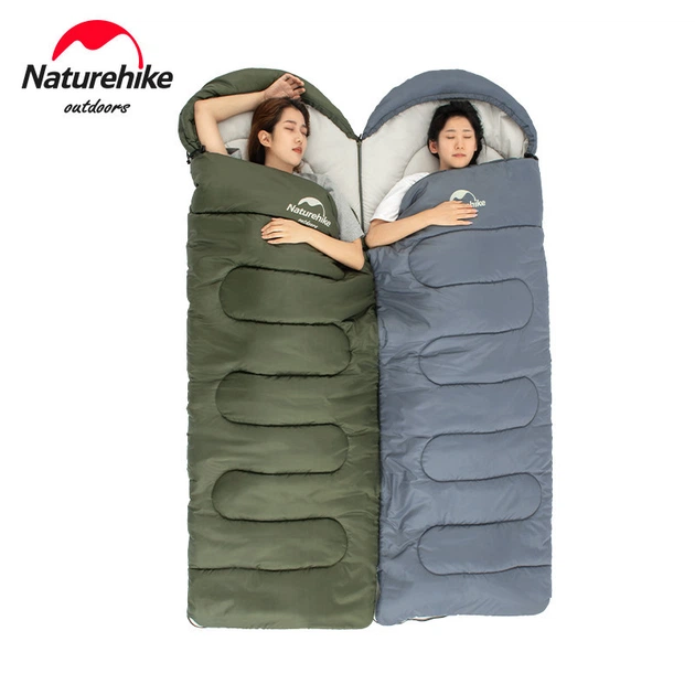 Спальный мешок Naturehike Y150L NH21MSD08, левый, темно-зеленый - Фото 3 Спальный мешок Naturehike Y150L NH21MSD08, левый, темно-зеленый - изображение 3