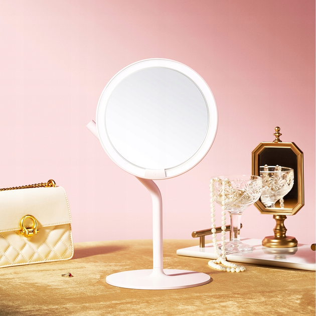 Косметичне дзеркало AMIRO з підсвіткою LED AML117F Pink (6970252732704) - зображення 7