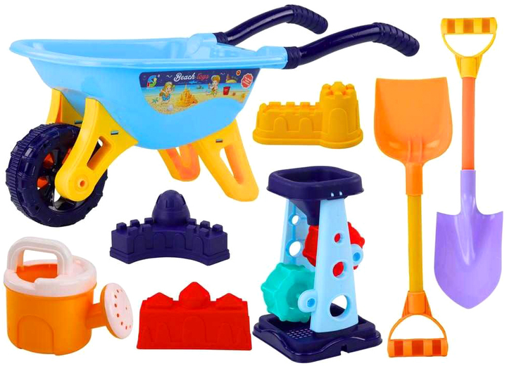 Zestaw do piasku Leantoys Beach Toys z foremkami (5905991021599) - obraz 1