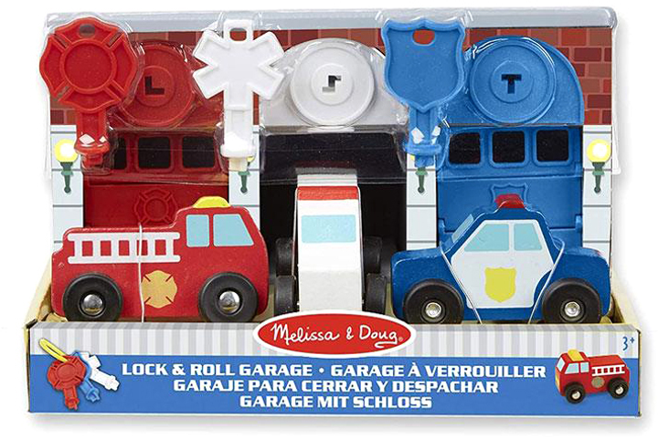 Zestaw do zabawy Melissa & Doug Garaż z kluczykami i pojazdami specjalnymi (0000772146074) - obraz 6