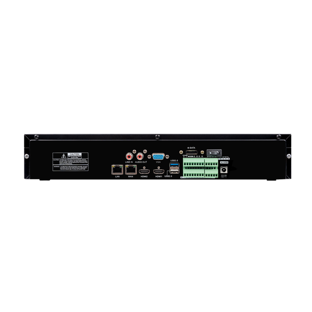 IP відеореєстратор GreenVision GV-N-I019/32 12MP V2 NVR Чорний (11550) - изображение 4