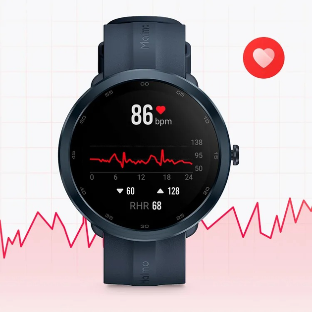 Smartwatch 70mai Watch R WT2001 Blue (6971669782047) - obraz 7
