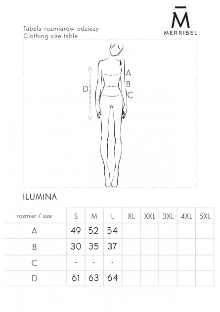 Блузка жіноча Merribel Ilumina M Фуксія (5907621626945) - зображення 6