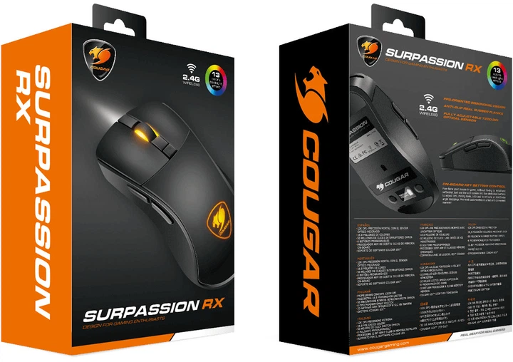 Миша Cougar Surpassion RX Wireless/USB Black (CGR-SURRX) - зображення 10