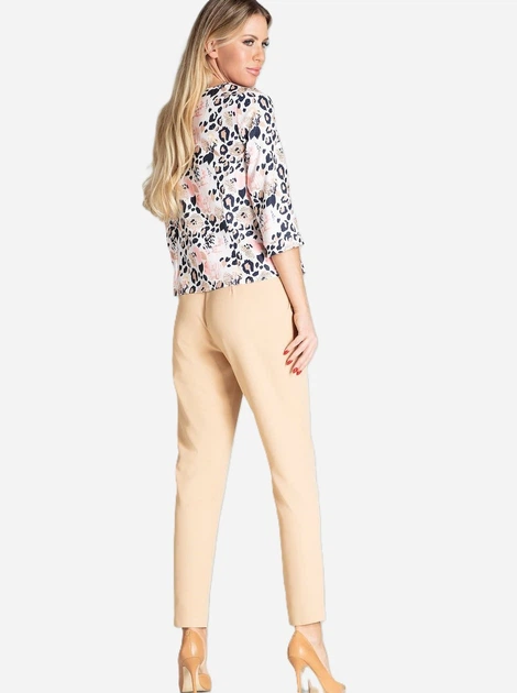 Bluzka damska elegancka Figl M699 L Leopardowa (5902194379267) - obraz 4