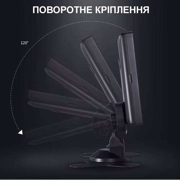 Автомобильный монитор 7" для камеры заднего вида Podofo K-0106, на торпедо, 1024х600, AV, VGA, HDMI - изображение 4