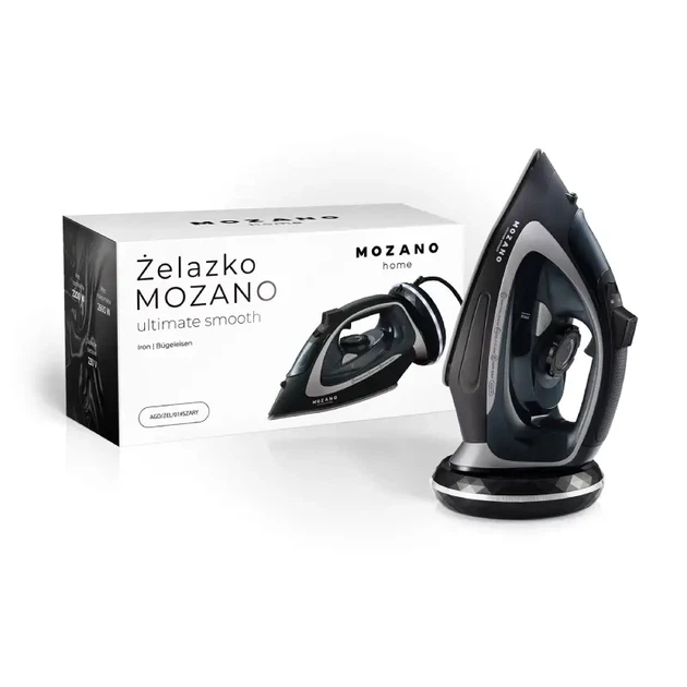 Беспроводной утюг Mozano Ultimate Smooth 2600 Вт Grey - изображение 9