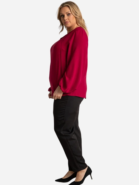 Bluzka damska Karko BA039 46-48 Bordowa (5903676071037) - obraz 5