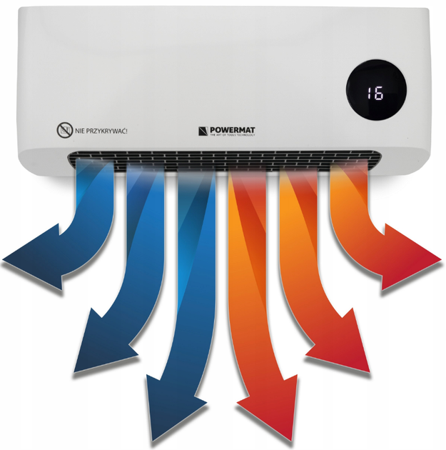Тепловая завеса Powermat 2000Вт Белый - Фото 5 Тепловая завеса Powermat 2000Вт Белый - изображение 5