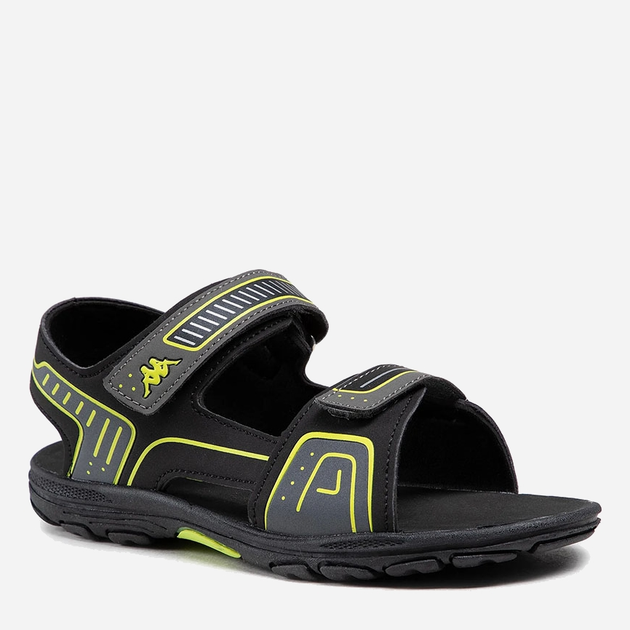 Sandały chłopięce Kappa Paxos T Kids Sandals 260864T-1133 37 Czarne (4056142731537) - obraz 3
