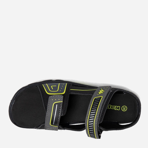 Sandały chłopięce Kappa Paxos T Kids Sandals 260864T-1133 37 Czarne (4056142731537) - obraz 4