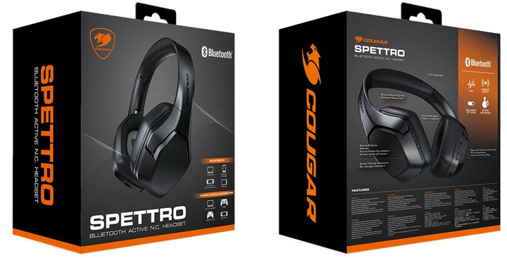 Słuchawki Cougar Spettro Black (CGR-SPETTRO-B01) - obraz 9