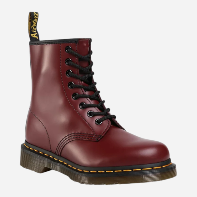 Жіночі берці високі Dr. Martens 1460 Smooth 11822600 38 Бордові (800090827729) - зображення 4