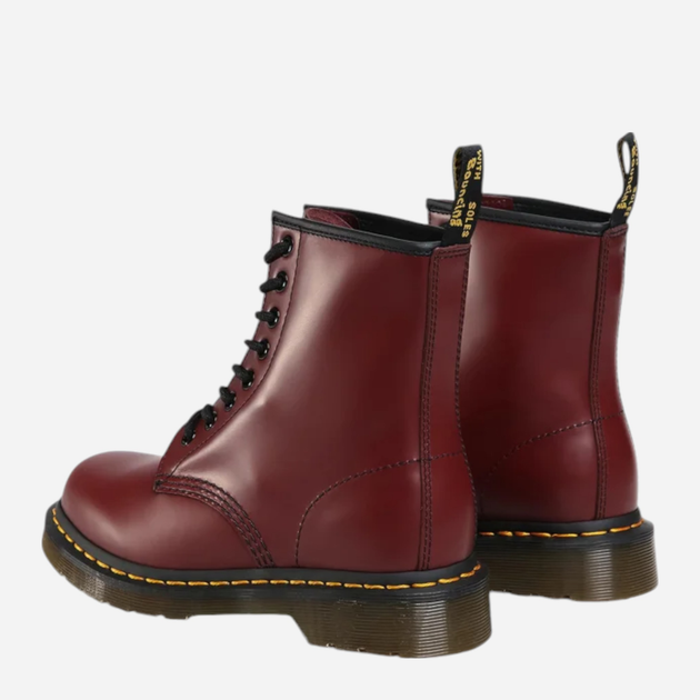 Жіночі берці високі Dr. Martens 1460 Smooth 11822600 40 Бордові (800090796629) - зображення 6
