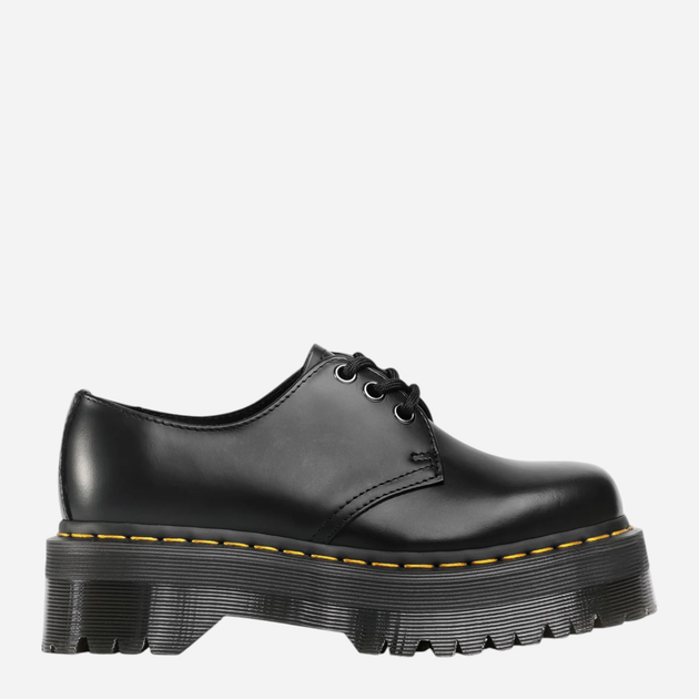 Жіночі дербі зі шкіри Dr. Martens 1461 Quad 25567001 39 Чорні (0190665329469) - зображення 1