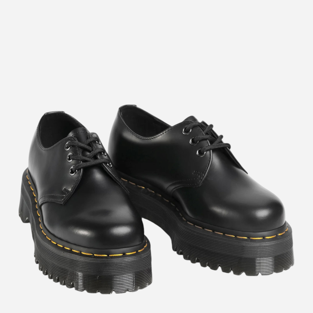 Buty derby damskie na platformie Dr. Martens 1461 Quad 25567001 40 Czarne (190665329476) - obraz 3