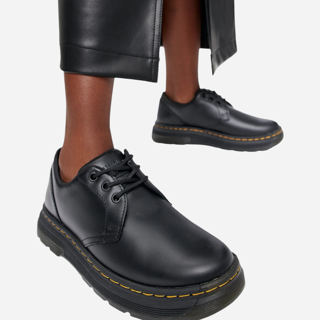 Buty derby męskie skórzane Dr. Martens Crewson Lo 31669001 44 Czarne (0190665626322) - obraz 2