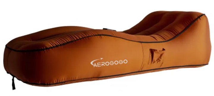 Надувний матрац для кемпінгу Aerogogo Air Lounger CL1 Brown (6975272630276) - зображення 1