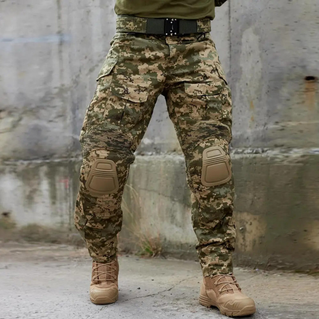 Боевые мужские штаны G3 Combat Pants без наколенников Пиксель M (Kali) - изображение 1