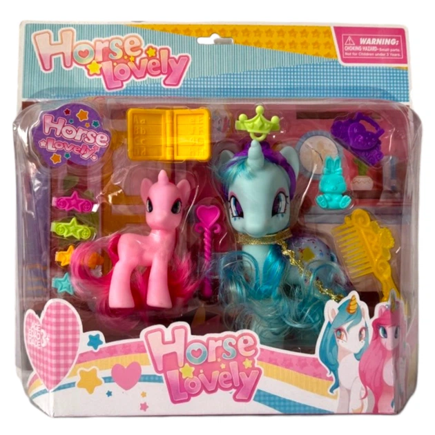 Набор пони 63815 D My Little Pony, 2 игрушки, аксессуары, на листе