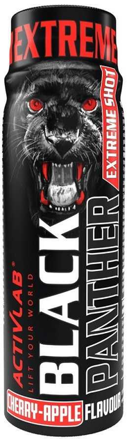 Kompleks przedtreningowy Activlab Black Panther Extreme Shot 12 x 80 ml Jabłko-wiśnia (5907368800882) - obraz 1