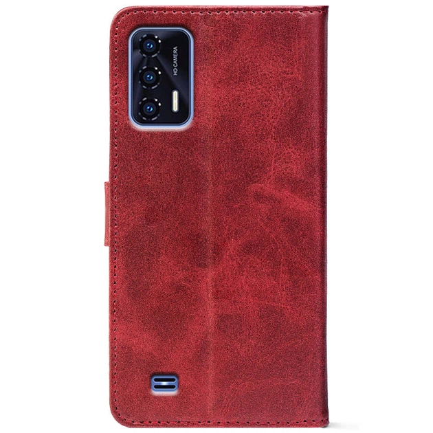 Чохол-книжка Crazy Horse Clasic для Oukitel C31 Red Wine (Front) (60509) - зображення 3