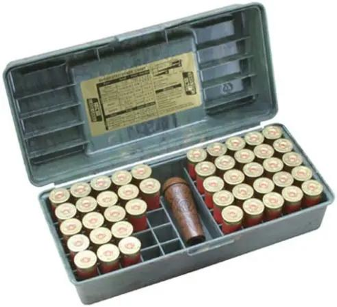 Кейс MTM Shotshell Case на 50 патронів кал. 20/76. Колір - камуфляж - зображення 1