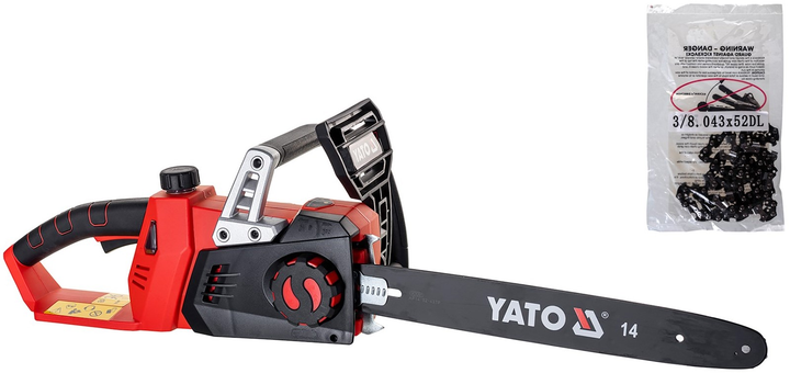 Акумуляторна ланцюгова пила YATO 14" 36V YT-82813 (5906083061165) - зображення 3