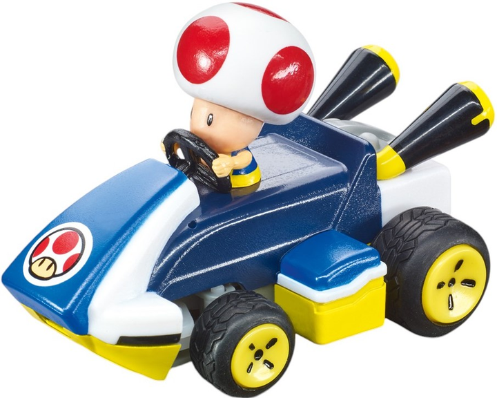 Машинка на радіокеруванні Carrera Mario Kart Mini RC Toad (9003150123637) - зображення 1