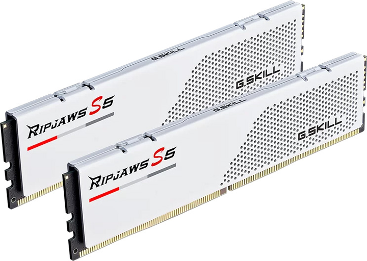 Оперативная память G.Skill DDR5-6400 32768MB PC5-51200 (Kit of 2x16384MB) Ripjaws S5 White (F5-6400J3648F16GX2-RS5W) - изображение 2