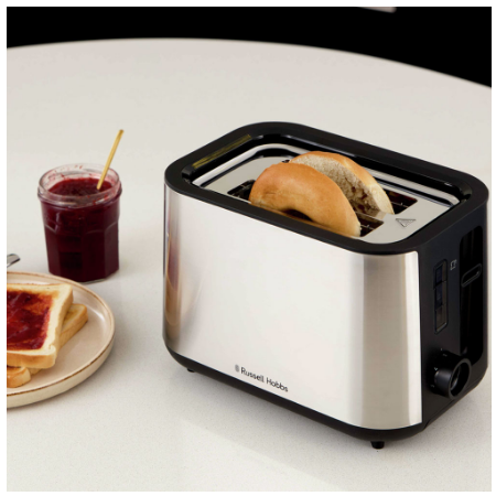 Тостер RUSSELL HOBBS 27390-56 Heaton Brushed 2Slice Toaster (25210036001) - изображение 9