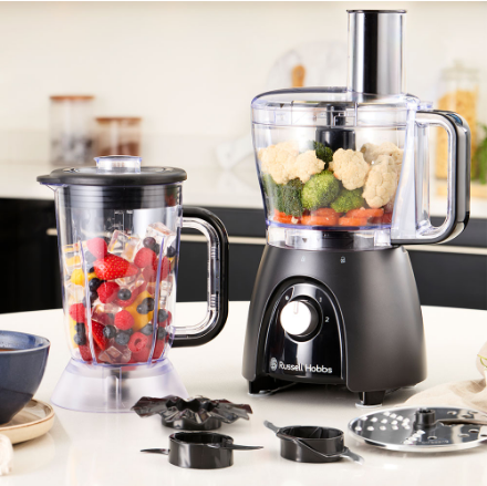 Кухонний комбайн Russell Hobbs 27111-56 Matte Charcoal Food Processor (7030814) - изображение 8
