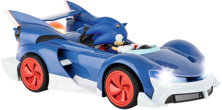 Samochód zdalnie sterowany Carrera Team Sonic Racing - Sonic Performance Version (9003150136224) - obraz 1