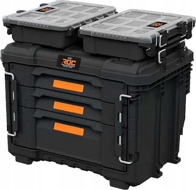 Ящик для інструментів Keter ROC Pro Gear 2.0 XL 2 відділи (7290112639868) - зображення 3