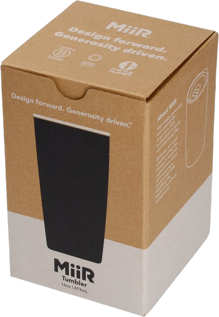 Кружка MiiR Tumbler чорна 470 мл (840150800859) - зображення 3