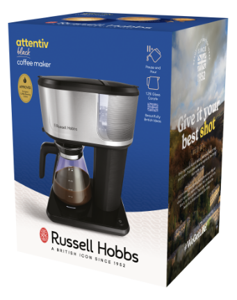 Кофеварка Russell Hobbs 26840-56 Attentiv Black Coffee Maker (7030811) - зображення 4