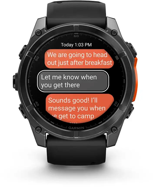 Смарт-часы Garmin fenix 8 51mm AMOLED Slate Grey with Black Silicone Band (010-02905-00) - изображение 6