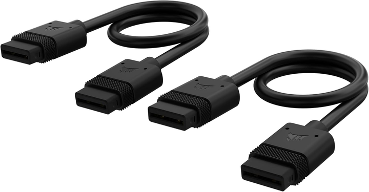 Kabel Corsair iCUE LINK 200 mm 2 Pack Black (840006664338) - obraz 1