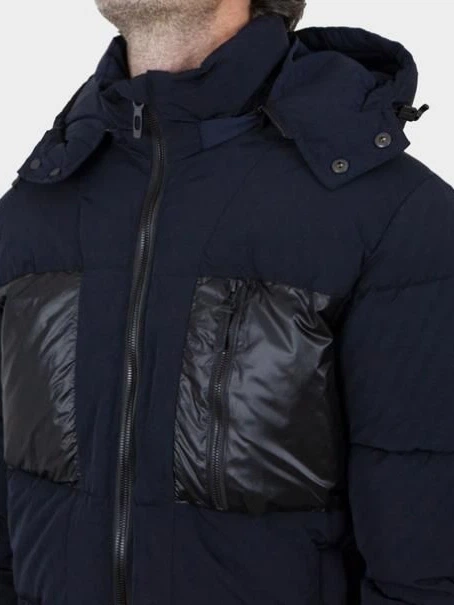 Куртка зимова коротка чоловіча Antony Morato MMCO00807FA600144-7106 50 Темно-синя (8052136310340) - зображення 3